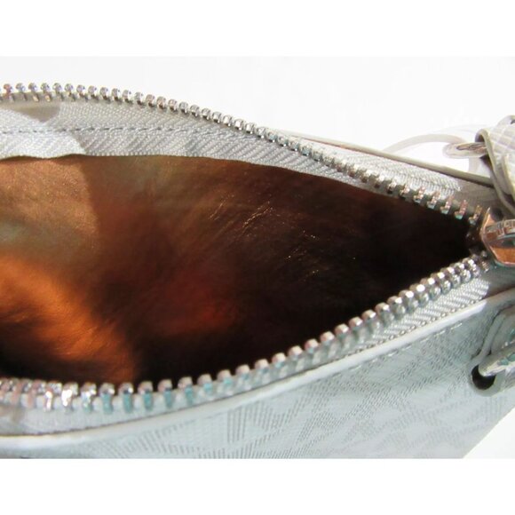 Michael Kors Signature Logo Fanny Pack Belt Bag Wallet Grey Size Large NWT - Picture 6 of 6